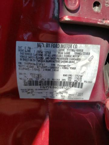 Photo 10 from auction – 2006 FORD FIVE HUNDR with VIN 1FAFP24186G159147