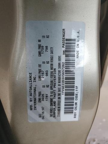 Photo 10 from auction – 1997 MAZDA 626 ES with VIN 1YVGE22D3V5657262