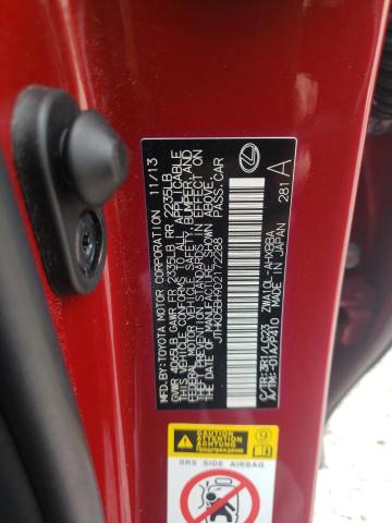Photo 10 from auction – 2013 LEXUS CT 200 with VIN JTHKD5BH9D2172288