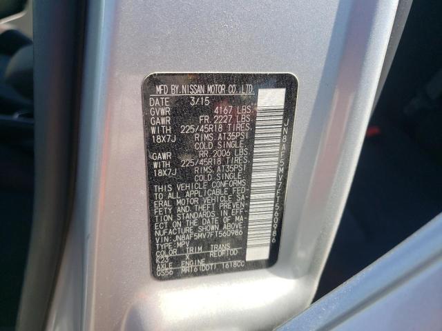 Photo 10 from auction – 2015 NISSAN JUKE S with VIN JN8AF5MV7FT560986