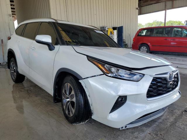 TOYOTA HIGHLANDER 2020 with VIN 5TDGZRBHXLS043693 - Photo from auction