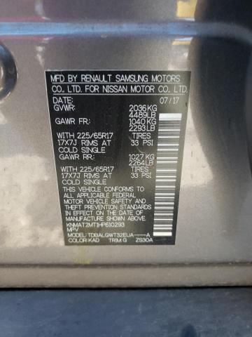 Photo 10 from auction – 2017 NISSAN ROGUE S with VIN KNMAT2MT1HP610293