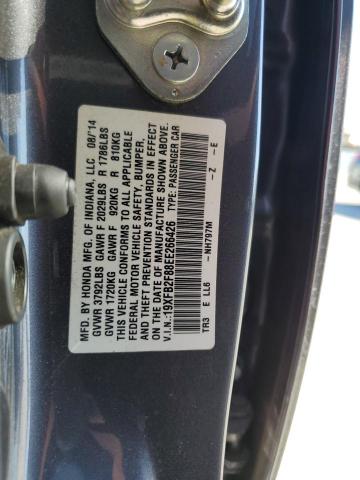 Photo 10 from auction – 2014 HONDA CIVIC EX with VIN 19XFB2F88EE266426