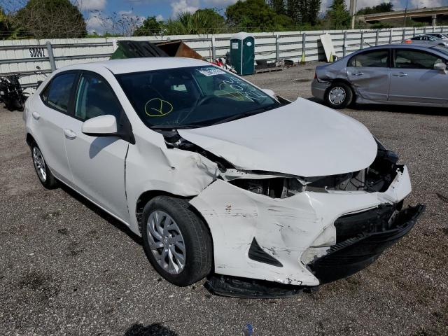 TOYOTA COROLLA L 2019 with VIN 5YFBURHE3KP937502 - Photo from auction