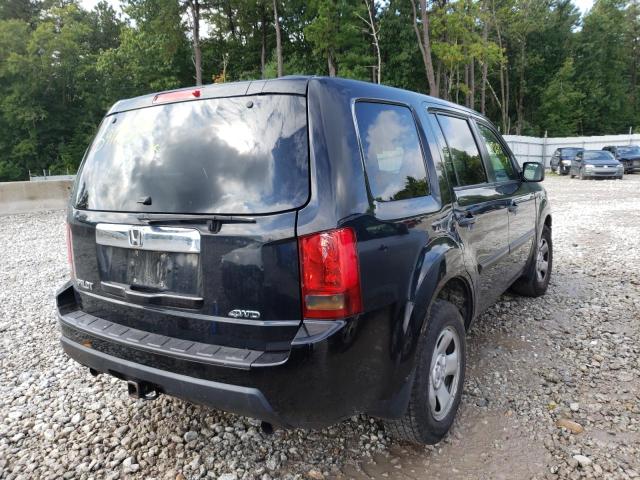 Photo 4 from auction – 2011 HONDA PILOT LX with VIN 5FNYF4H28BB099802