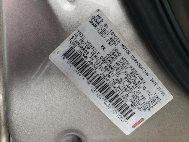 Photo 10 from auction – 2000 LEXUS RX 300 with VIN JT6HF10UXY0119400