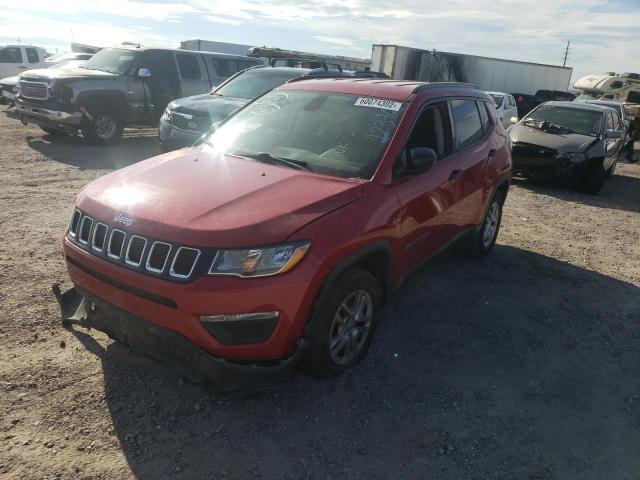 Photo 2 from auction – 2018 JEEP COMPASS SP with VIN 3C4NJCAB4JT123468
