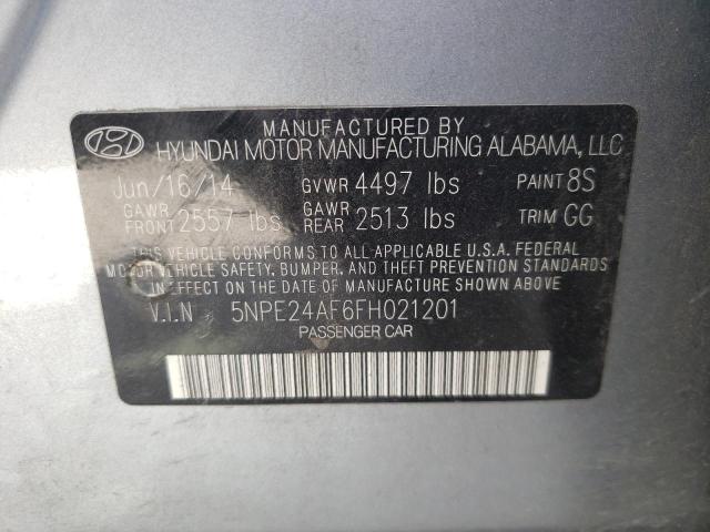Photo 10 from auction – 2015 HYUNDAI SONATA SE with VIN 5NPE24AF6FH021201
