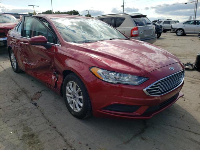 FORD FUSION S 2017 with VIN 3FA6P0G73HR189138 - Photo from auction