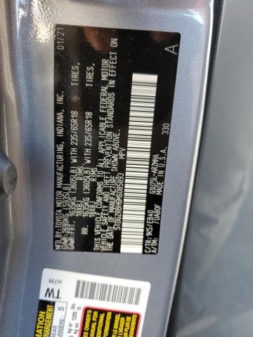 Photo 10 from auction – 2021 TOYOTA HIGHLANDER with VIN 5TDGZRBH6MS085893