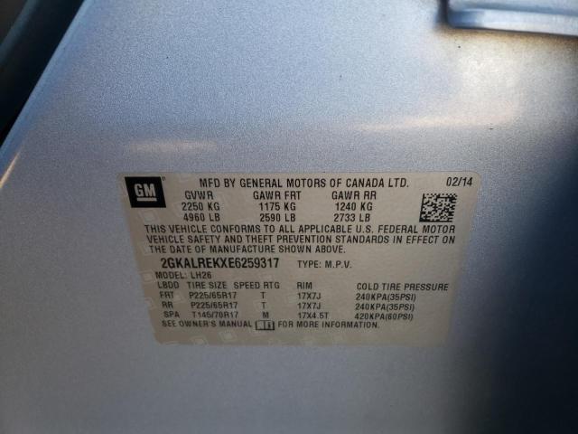 Photo 10 from auction – 2014 GMC TERRAIN SL with VIN 2GKALREKXE6259317