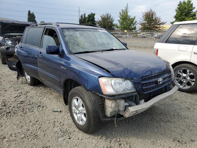 TOYOTA HIGHLANDER 2001 with VIN JTEHF21A810026329 - Photo from auction