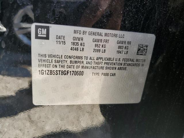 Photo 10 from auction – 2016 CHEVROLET MALIBU LS with VIN 1G1ZB5ST8GF170600