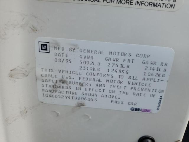 Photo 10 from auction – 1996 CADILLAC DEVILLE with VIN 1G6KD52Y4TU206063