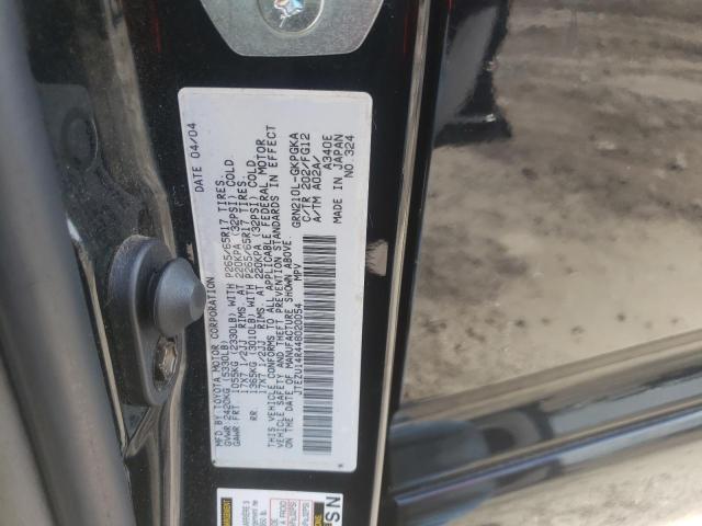 Photo 10 from auction – 2004 TOYOTA 4RUNNER SR with VIN JTEZU14R448020054