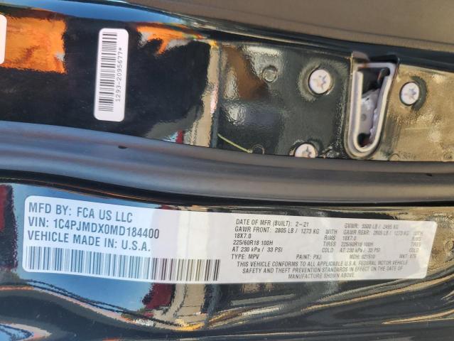 Photo 10 from auction – 2021 JEEP CHEROKEE L with VIN 1C4PJMDX0MD184400
