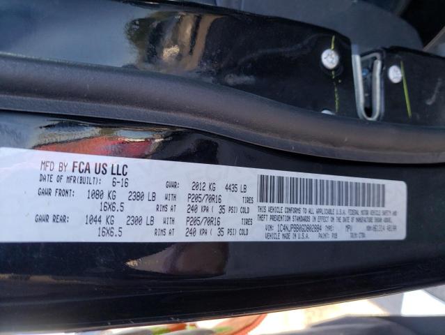 Photo 10 from auction – 2016 JEEP PATRIOT SP with VIN 1C4NJPBB0GD802884