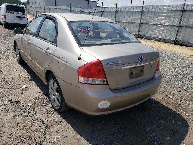 Photo 3 from auction – 2007 KIA SPECTRA EX with VIN KNAFE121175434560