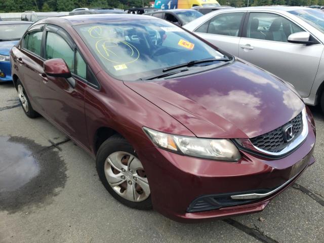 HONDA CIVIC LX 2013 with VIN 2HGFB2F57DH530780 - Photo from auction