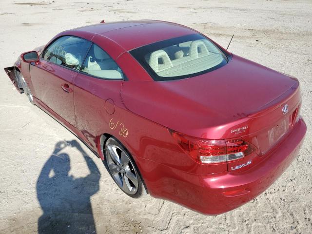 Photo 3 from auction – 2010 LEXUS IS 250 with VIN JTHFF2C26A2512366