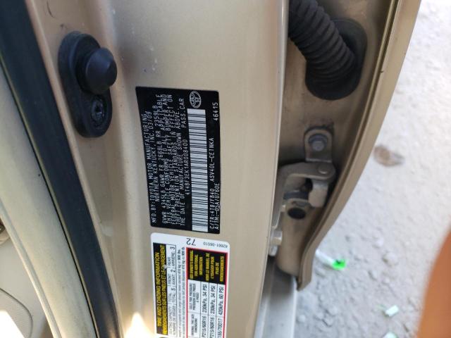 Photo 10 from auction – 2010 TOYOTA CAMRY BASE with VIN 4T4BF3EK1AR008400