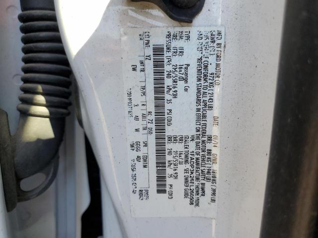 Photo 10 from auction – 2014 FORD FOCUS SE with VIN 1FADP3K26EL260508