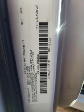 Photo 10 from auction – 2009 SUBARU LEGACY 2.5 with VIN 4S3BL676X96215330