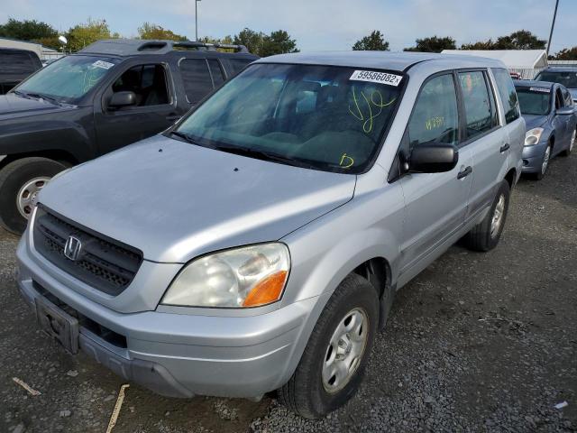 Photo 2 from auction – 2004 HONDA PILOT LX with VIN 2HKYF18184H510884