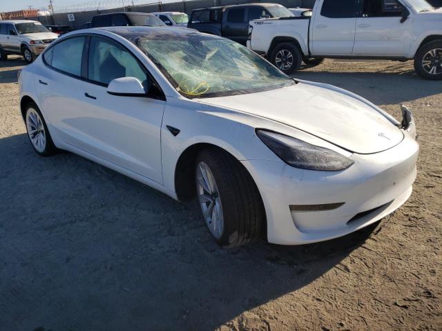TESLA MODEL 3 2022 with VIN 5YJ3E1EA7NF288887 - Photo from auction
