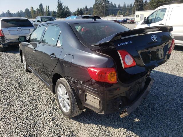 Photo 3 from auction – 2009 TOYOTA COROLLA BA with VIN 1NXBU40E99Z050249