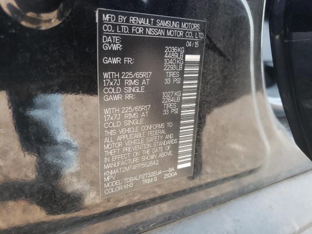 Photo 10 from auction – 2015 NISSAN ROGUE S with VIN KNMAT2MT4FP562642