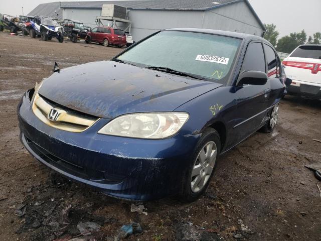 Photo 2 from auction – 2005 HONDA CIVIC with VIN 2HGES16505H605343