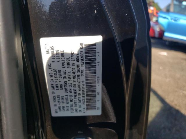 Photo 10 from auction – 2011 HONDA ACCORD LX- with VIN 1HGCS1B38BA015879