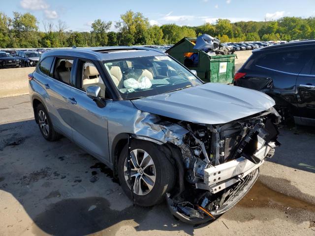 TOYOTA HIGHLANDER 2021 with VIN 5TDGZRBH6MS085893 - Photo from auction