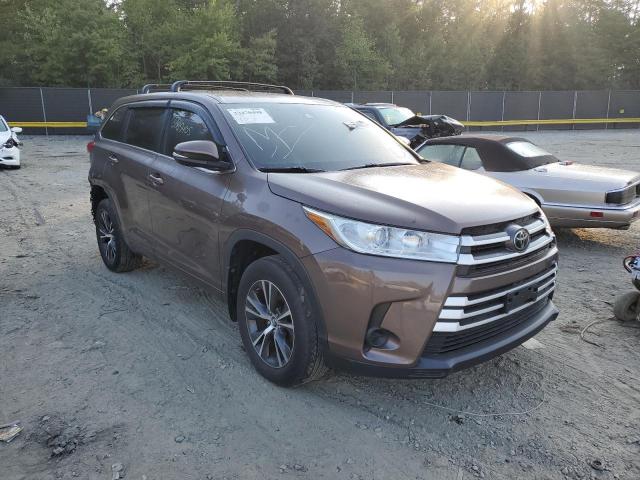 TOYOTA HIGHLANDER 2017 with VIN 5TDBZRFH0HS471008 - Photo from auction