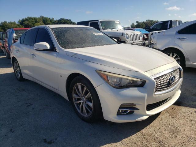 INFINITI Q50 BASE 2014 with VIN JN1BV7AP4EM682432 - Photo from auction