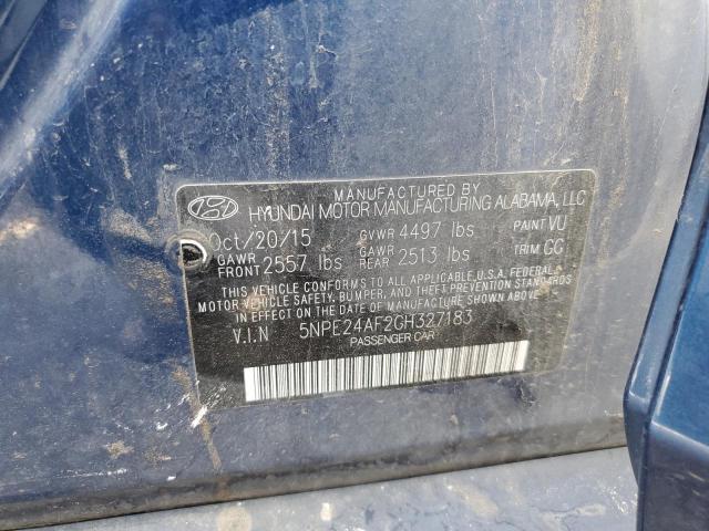 Photo 10 from auction – 2016 HYUNDAI SONATA SE with VIN 5NPE24AF2GH327183