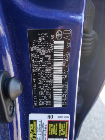 Photo 10 from auction – 2017 TOYOTA COROLLA L with VIN 2T1BURHE5HC918393