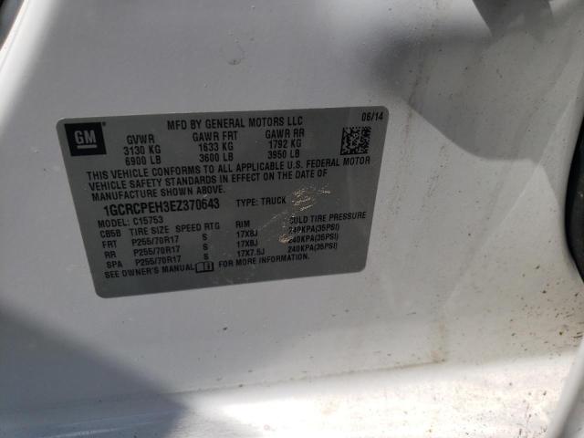 Photo 10 from auction – 2014 CHEVROLET SILVERADO2 with VIN 1GCRCPEH3EZ370643
