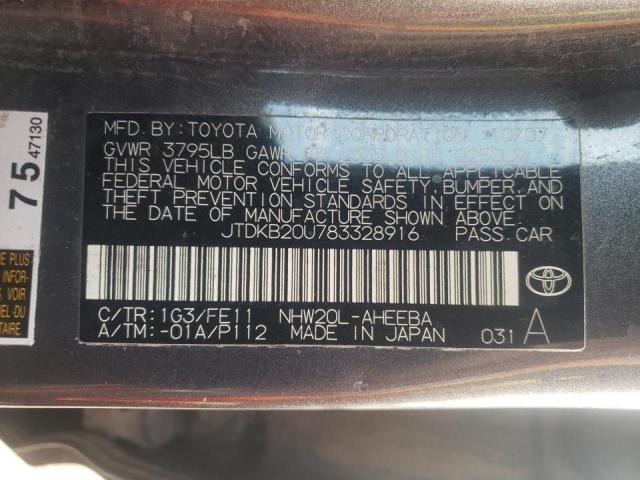 Photo 10 from auction – 2006 TOYOTA PRIUS with VIN JTDKB20U783328916
