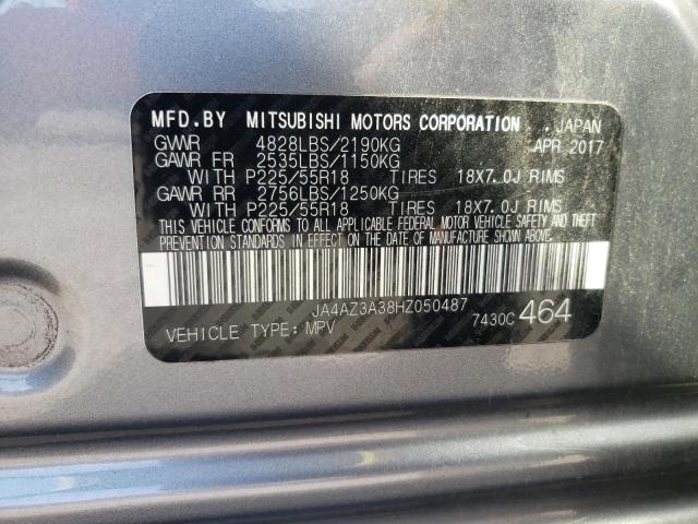 Photo 10 from auction – 2017 MITSUBISHI OUTLANDER with VIN JA4AZ3A38HZ050487