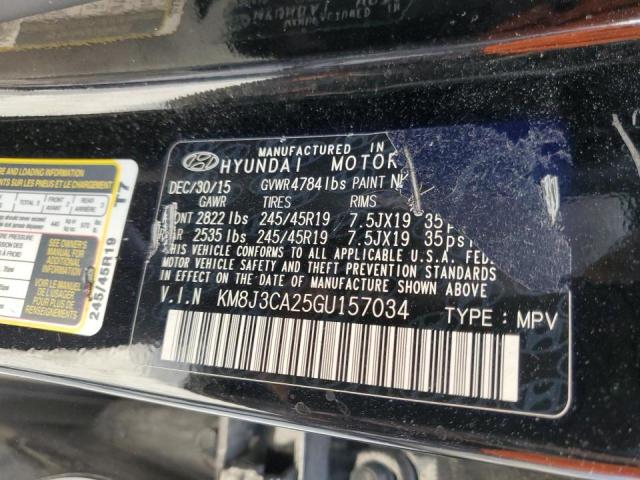 Photo 10 from auction – 2016 HYUNDAI TUCSON LIM with VIN KM8J3CA25GU157034