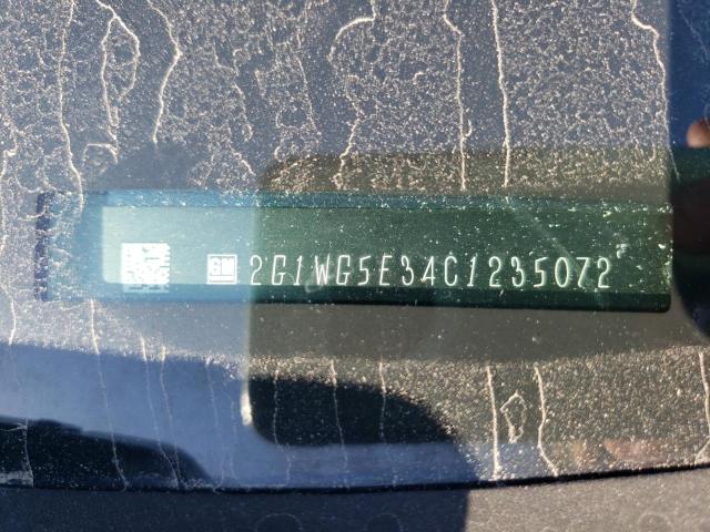 Photo 10 from auction – 2012 CHEVROLET IMPALA LT with VIN 2G1WG5E34C1235072