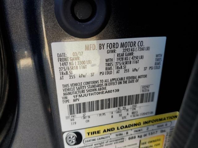 Foto 10 de la subasta – 2017 FORD EXPEDITION con VIN 1FMJU1HT0HEA60139