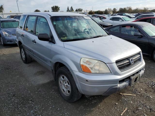 HONDA PILOT LX 2004 with VIN 2HKYF18184H510884 - Photo from auction
