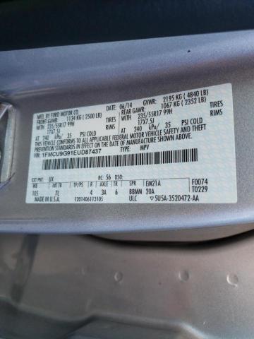 Photo 10 from auction – 2014 FORD ESCAPE SE with VIN 1FMCU9G91EUD87437