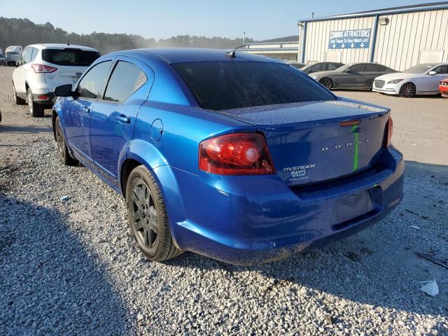 Photo 3 from auction – 2012 DODGE AVENGER SE with VIN 1C3CDZABXCN275151