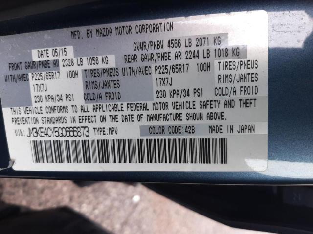 Photo 10 from auction – 2016 MAZDA CX-5 TOURI with VIN JM3KE4CY5G0666873