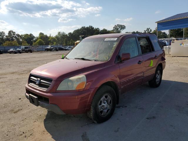 Photo 2 from auction – 2005 HONDA PILOT EX with VIN 2HKYF18425H506275