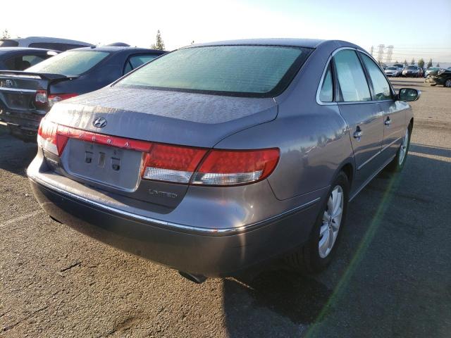 Photo 4 from auction – 2007 HYUNDAI AZERA SE with VIN KMHFC46F67A179780